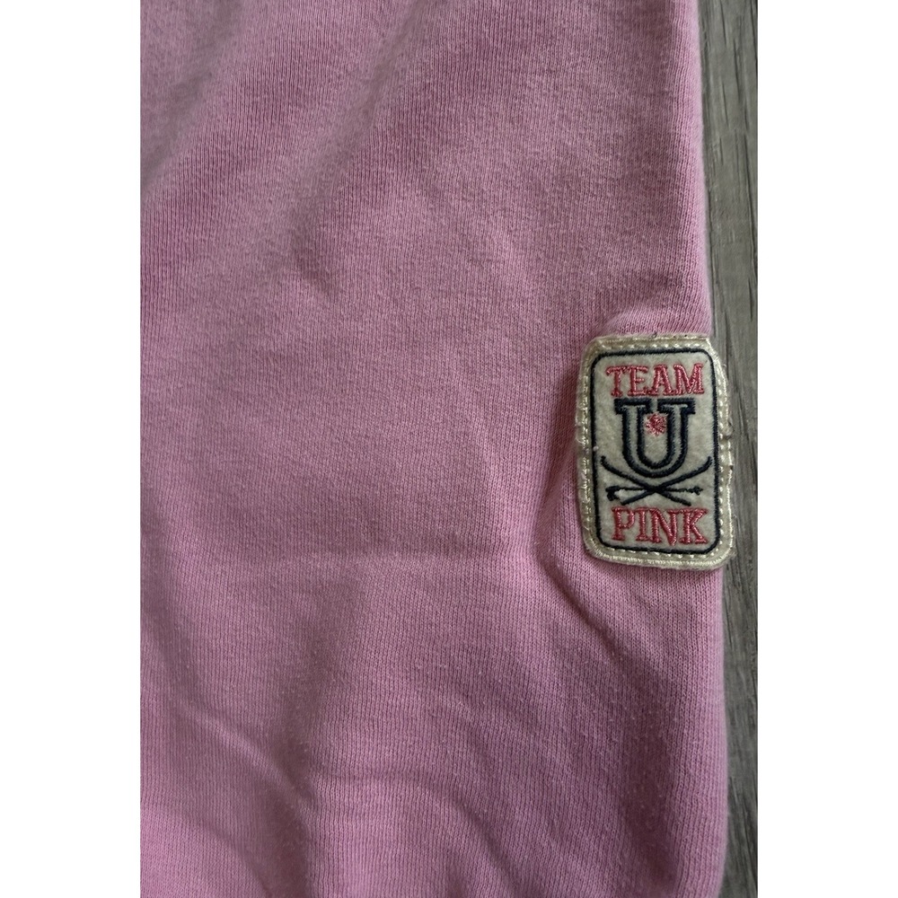 Victoria's Secret Women's 2007 Small Y2K PINK Sweatpants Pink Logo Joggers 86 - Picture 14 of 16